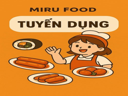 4 Nhân viên phục vụ làm việc tại quán ăn vặt Hàn Quốc MI